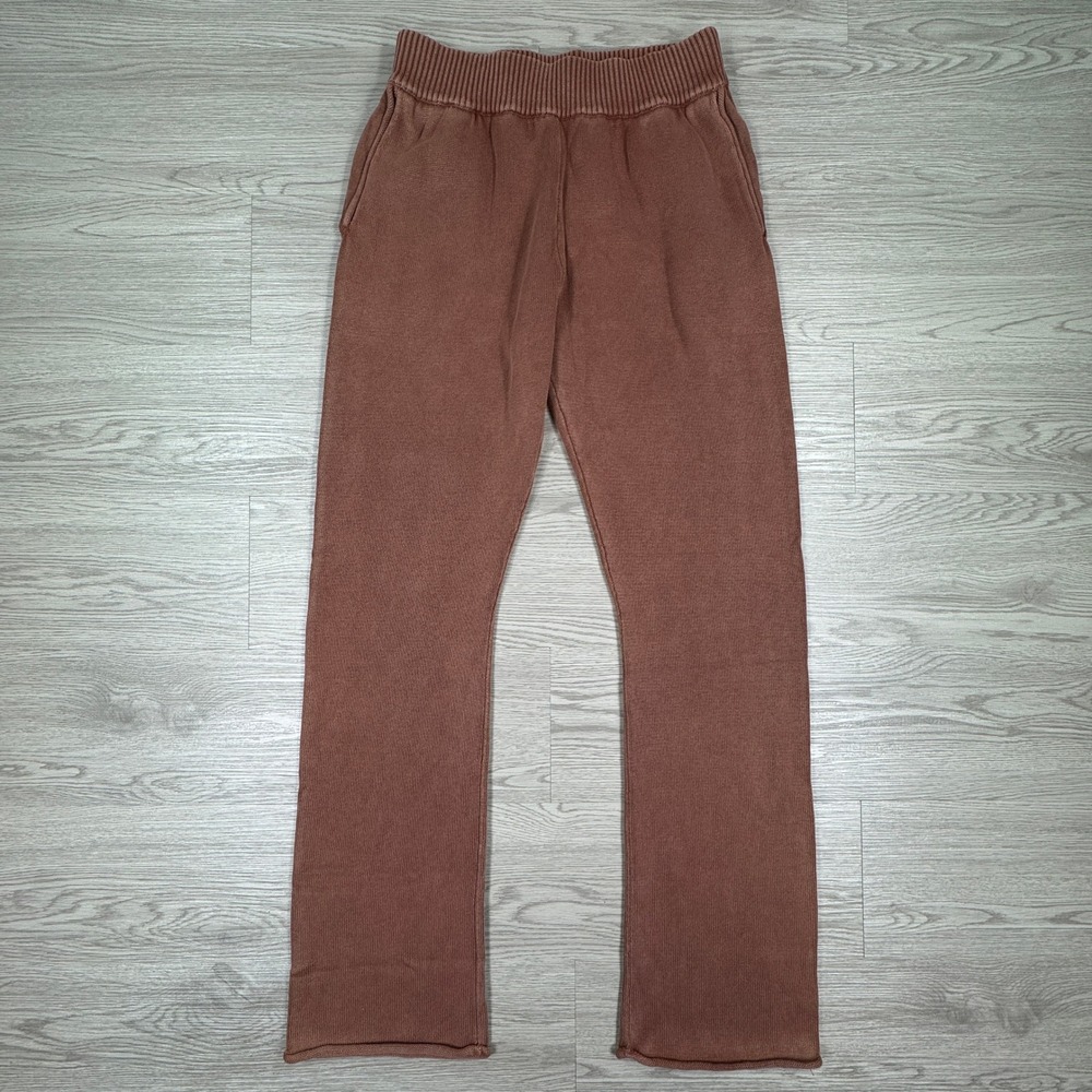 Haven Well Within Women's Knit Lounge Pants XS Organic‎ Cotton Wide Leg